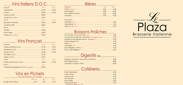 Restaurant brasserie italien Paris Kremlin bicetre Paris